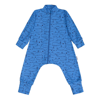 Комбинезон-пижама на молнии легкий "Голубой" ЛКМ-БК-КИТ (размер 92) - Пижамы - интернет гипермаркет детской одежды Смартордер