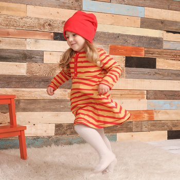 Платье "Бордовая полоска" ПЛ-БПОЛ (размер 110) - Платье - интернет гипермаркет детской одежды Смартордер